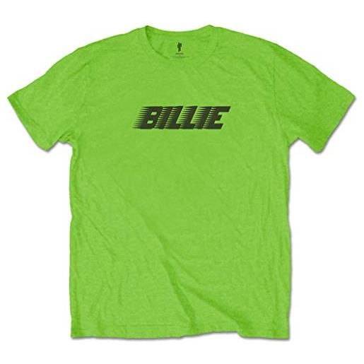 Billie Eilish 'racer logo' (green) t-shirt (small)