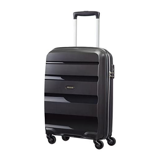American Tourister bon air - spinner s, valigia, 55 cm, 31.5 l, nero (black)