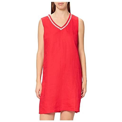 APART Fashion abito con perline vestito, rosso, 40-52 donna