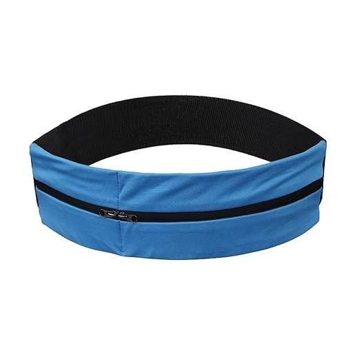 Y-KINZ running belt waist. Pack per donne e uomini, marsupio regolabile no bounce progettato per contenere in modo sicuro il telefono e piccoli accessori per jogging maratona ciclismo fitness viaggi