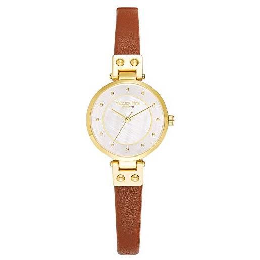 VICTORIA HYDE, orologio analogico al quarzo da donna, rosa dorato, ultra piatto, cinturino in vera pelle, gold