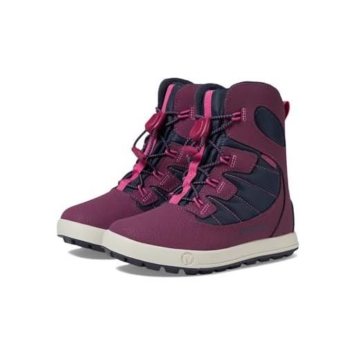 Merrell snow bank 4.0 wtrpf, stivali da neve, navy berry, 36 eu