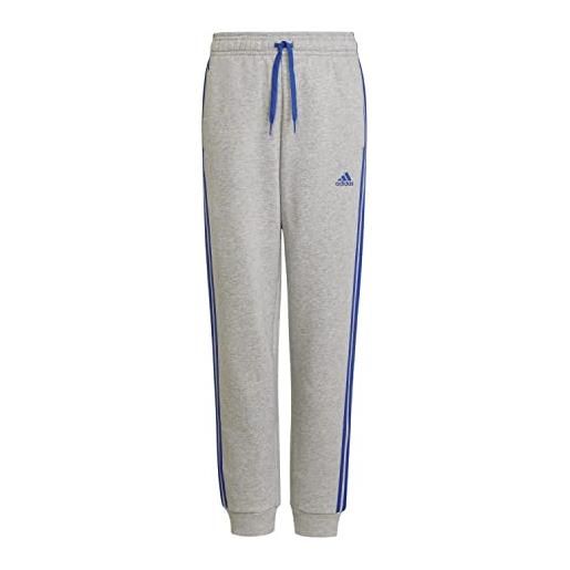 adidas b 3s fl c pt pantalone, grigio, blu (brgrin/azurea), 12 anni bambino