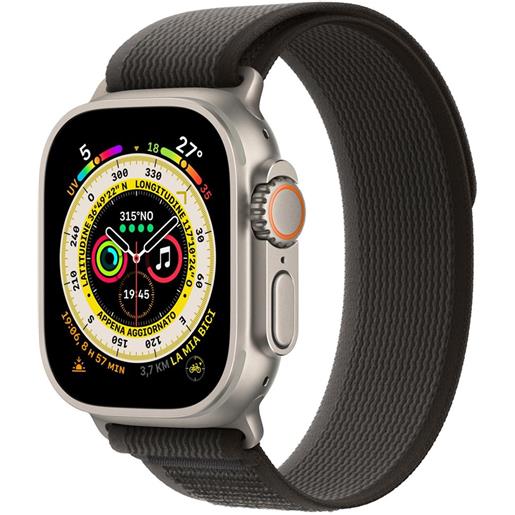 SMARTWATCH apple watch ultra gps + cellular 49mm titanium case black grey trail loop s/m eu