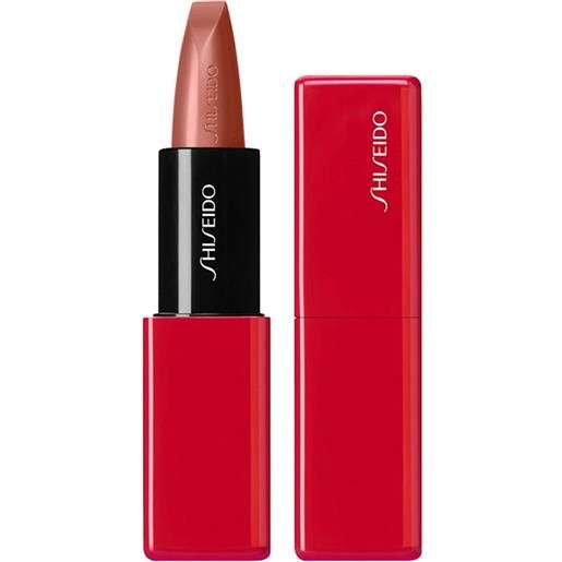 Shiseido techno. Satin gel lipstick 405 playback rossetto nutriente colore modulabile stick