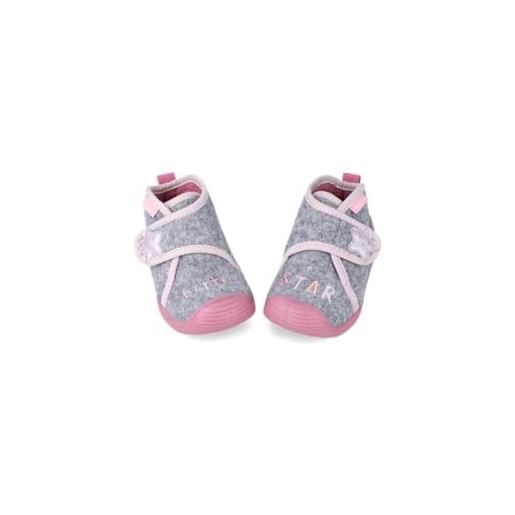 Biomecanics 231293, pantofole bambina, grigio, 23 eu