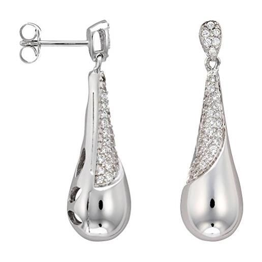 Orphelia dreambase-orecchini da donna in argento sterling 925 con zirconi bianco zo-5971