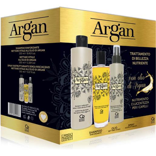 Argan kit trattamento di bellezza nutriente
