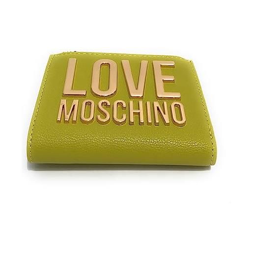 Love Moschino portafoglio donna libretto in ecopelle lime a24mo10 jc5642 verde