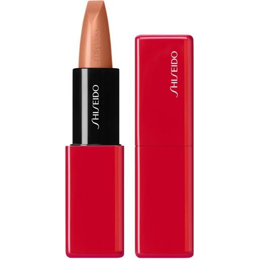 Shiseido techno. Satin gel lipstick 403 augmented nude