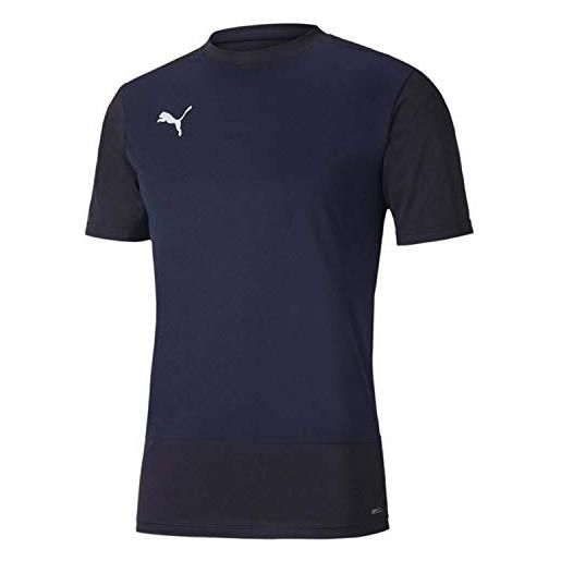 Puma teamgoal 23 training jersey, maglietta uomo, black/asphalt, m