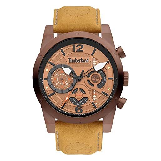 Timberland orologio analogueico quarzo uomo con cinturino in pelle tdwgf2100002