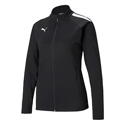 Puma 4063699452297 teamliga training jacket w maglione, xl, puma black/puma white