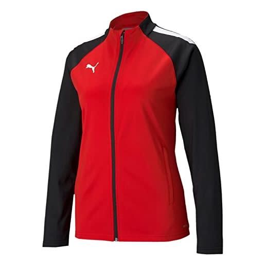Puma 4063699452518 teamliga training jacket w maglione, m, puma red/puma black