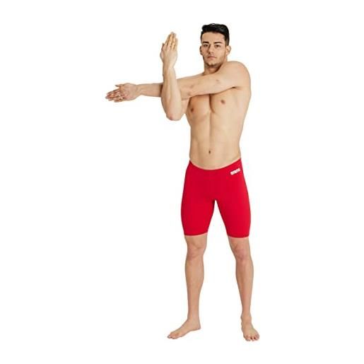 Arena solid team costume uomo piscina, costume da bagno ad asciugatura rapida, costume jammer uomo, tessuto max. Life eco con massima resistenza al cloro e protezione uv upf 50+