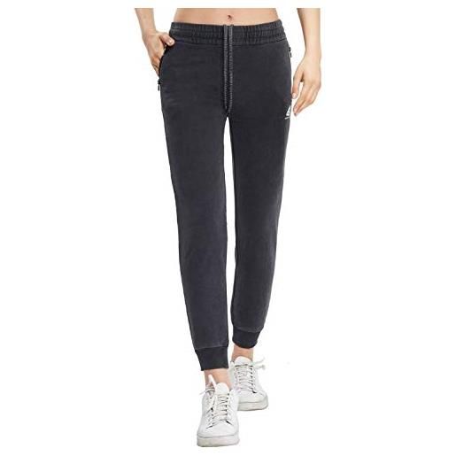 Extreme Pop - pantaloni da jogging in jeans da donna, in spugna, elasticizzati (denim blue, xl)