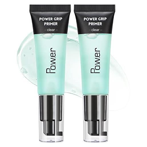 Erinde power grip hydrating face primer gel - promotes long-wear and smooth skin, perfect base for wrinkles with gripping makeup. Ideal for all skin types, moisturizes for flawless look #green*2