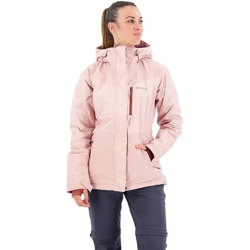 Columbia rosie run™ full zip rain jacket rosa l donna
