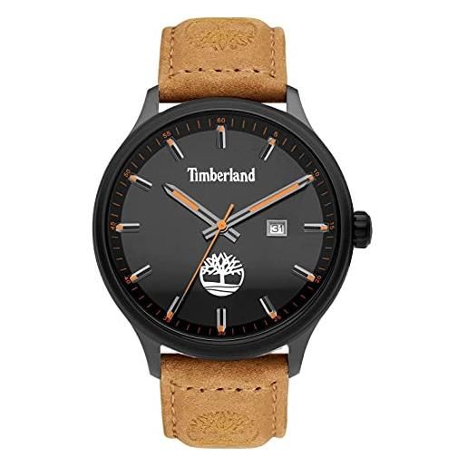 Timberland orologio analogueico quarzo uomo con cinturino in pelle tdwgb2102201