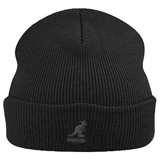 Kangol acrylic pull-on basco, nero/nero, taglia unica uomo