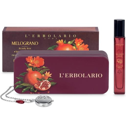 L'erbolario melograno beauty box sempre con te 2 pezzi