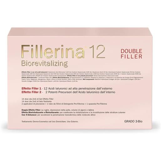 Fillerina 12 biorevitalizing double filler kit antietà grado 3 prefillerina