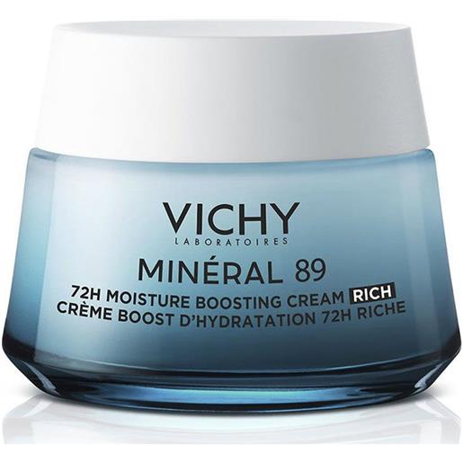 Vichy minéral 89 crema idratante 72h ricca 50ml