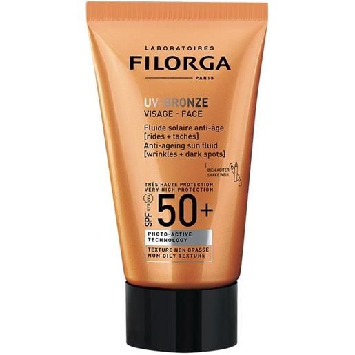 Filorga uv-bronze visage fluido solare viso antietà spf50+ 40ml