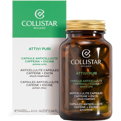 Collistar attivi puri integratore anti cellulite caffeina + escina 14 capsule
