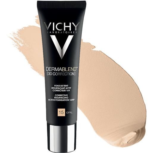 Vichy dermablend 3d fondotinta coprente per pelle grassa con imperfezioni tonalità 15 30ml