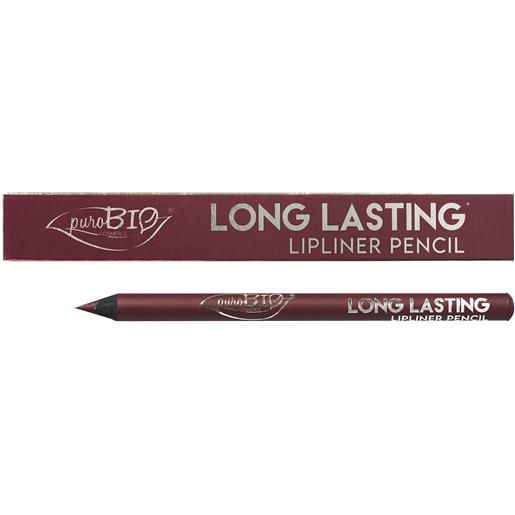 Purobio cosmetics matita labbra long lasting 10l vinaccio