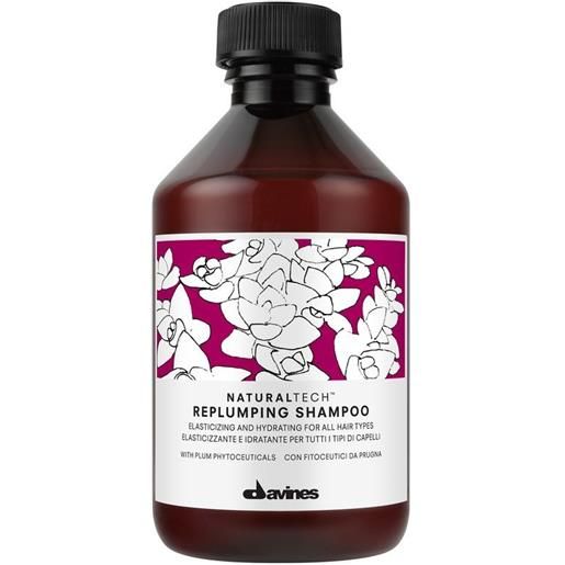 DAVINES naturaltech replumping shampoo 250ml