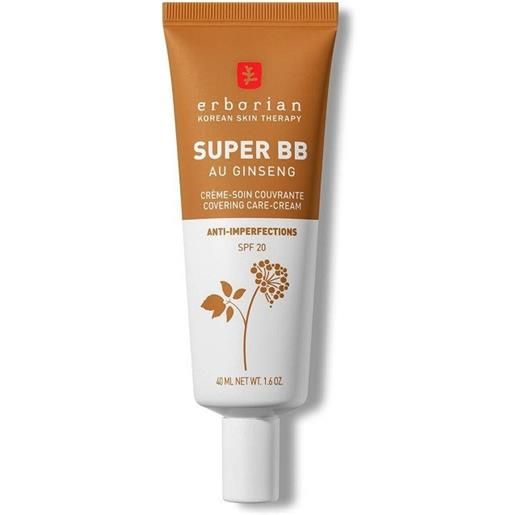 ERBORIAN super bb cream spf20 - fondotinta correttivo ad alta coprenza caramel 40 ml