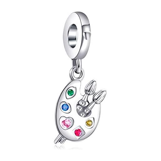 LaMenars artist beads gamma per bracciali, ciondoli in argento 925, perline per collane, ciondoli per la festa della mamma, compleanno, regalo di natale