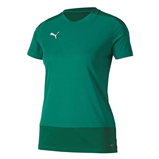 Puma teamgoal 23 training jersey w, maglietta donna, verde (pepper green-power green), xs