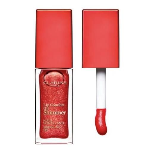 Clarins > Clarins lip comfort oil shimmer n. 07 red hot 7 ml