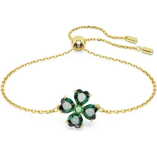 SWAROVSKI bracciale idyllia quadrifoglio verde 5666585