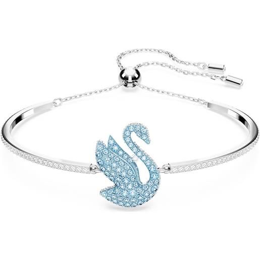 SWAROVSKI bracciale SWAROVSKI iconic swan blu