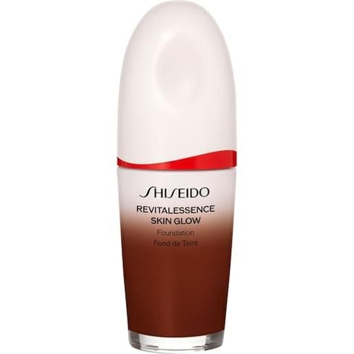 Shiseido face makeup foundation revitalessence skin glow foundation spf30 pa+++ 550 jasper