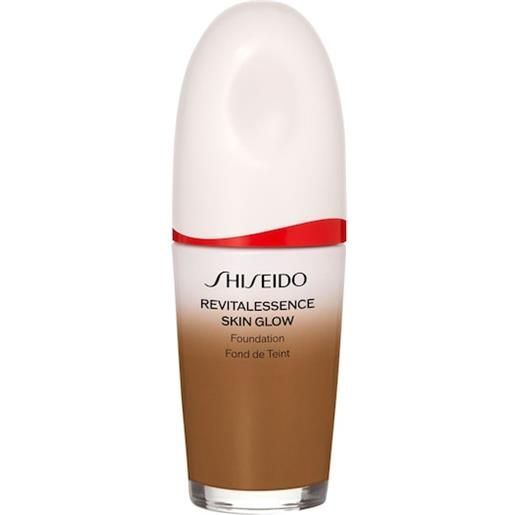 Shiseido face makeup foundation revitalessence skin glow foundation spf30 pa+++ 510 suede