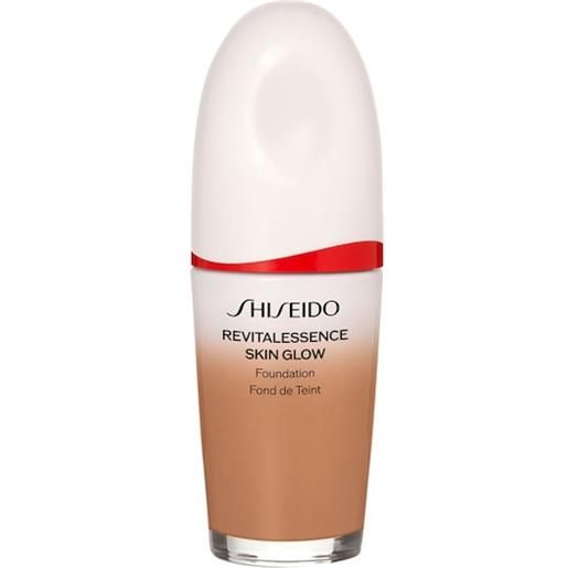 Shiseido face makeup foundation revitalessence skin glow foundation spf30 pa+++ 410 sunstone