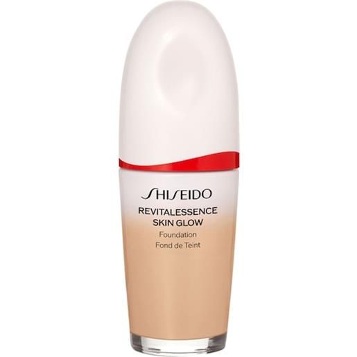 Shiseido face makeup foundation revitalessence skin glow foundation spf30 pa+++ 240 quartz