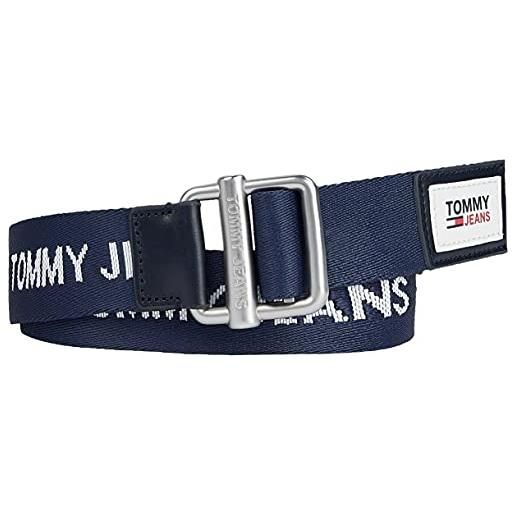 Tommy Jeans tjm essenziale tessitura 3.5 cintura, twilight navy, 95 cm uomo