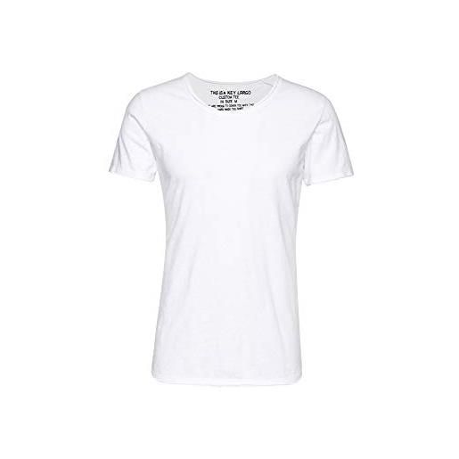 KEY LARGO bread new round t-shirt, bianco (1000), l uomo