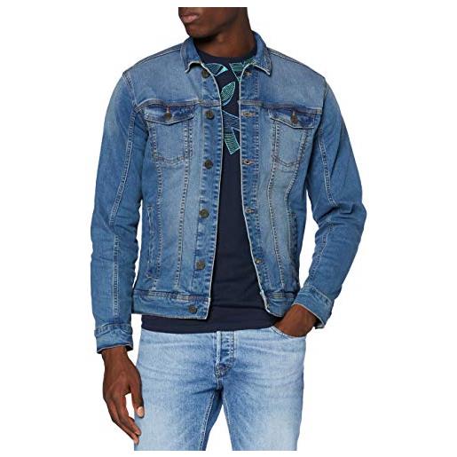 b BLEND 20710737 giacca di jeans, denim dark blue (200292), xl uomo