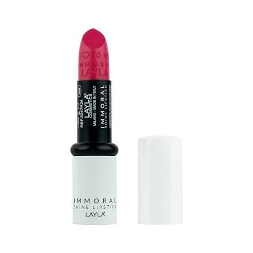 LAYLA immoral shine lipstick n. 19 spring break