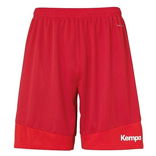 Kempa pantaloncini da uomo emotion 2.0, rosso chilirosso/rosso, xl