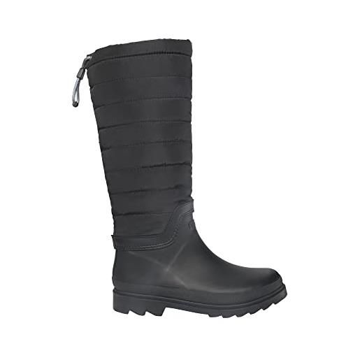 Viking tampone caldo, rain boot donna, nero, 38 eu