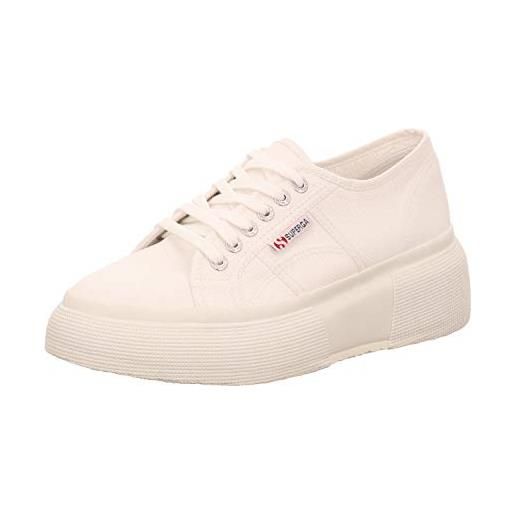 Superga 2287 bubble - scarpe da ginnastica basse donna, bianco (white 901), 41 eu, pair