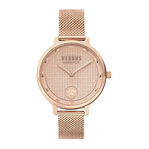 Versus Versace orologio da donna 36 mm la villette vsp1s1620, oro rosato, la villette